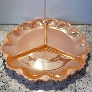 Fire King divided dish.